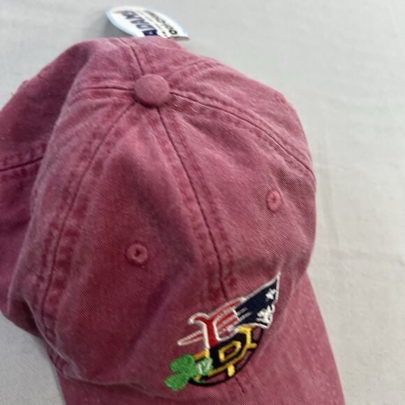Boston 4 Team Logo BASEBALL CAP hat New England Patriots Red Sox Bruins Celtics - Picture 3 of 8